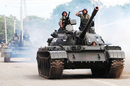 nicaragua army t 55 main battle tank