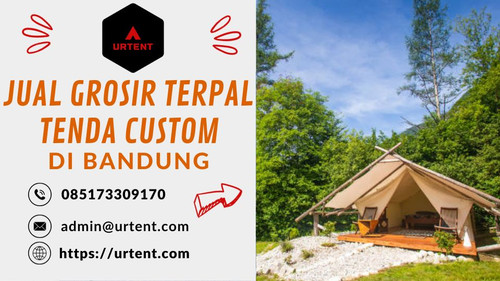 Dapatkan kebutuhan terpal tenda grosir dengan kualitas terbaik dan ukuran yang disesuaikan di Bandung! Terpal tenda kami tersedia dalam berbagai ukuran sesuai kebutuhan Anda. Dengan layanan custom, kami memastikan terpal tenda sesuai dengan spesifikasi yang Anda inginkan.

? Kualitas Terbaik: Terpal tenda kami terbuat dari bahan tahan lama, kuat, dan dapat diandalkan.

? Ukuran Custom: Sesuaikan ukuran terpal tenda Anda sesuai kebutuhan dengan kami.

? Grosir: Penawaran grosir untuk pemesanan dalam jumlah besar.

? Pesan Sekarang: Hubungi kami melalui email di admin@urtent.com atau WhatsApp ke 085173309170 untuk pemesanan dan informasi lebih lanjut.

Dapatkan solusi terpal tenda yang sesuai dengan kebutuhan bisnis atau acara Anda! Hubungi kami sekarang untuk penawaran terbaik. Jangan ragu untuk menghubungi kami melalui email di admin@urtent.com atau WhatsApp di 085173309170.