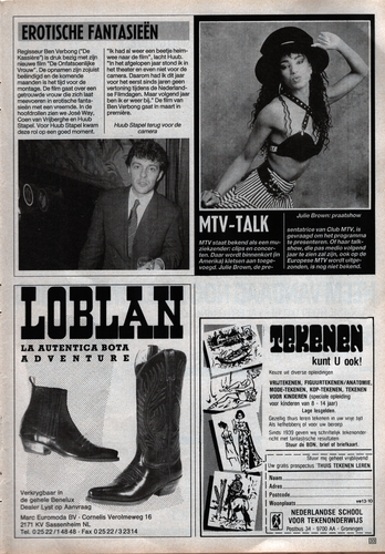 Veronica Radio TV 33 Weekblad 13 tot en met 19. Oktober 1990