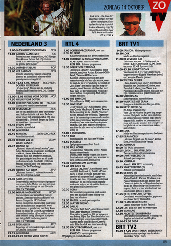 Veronica Radio TV 57 Weekblad 13 tot en met 19. Oktober 1990