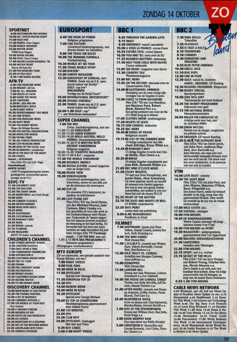 Veronica Radio TV 59 Weekblad 13 tot en met 19. Oktober 1990