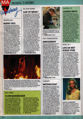 Veronica Radio TV 62 Weekblad 13 tot en met 19. Oktober 1990