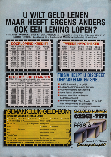 Veronica Radio TV 02 Weekblad 13 tot en met 19. Oktober 1990