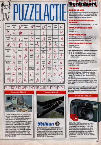 Veronica Radio TV 69 Weekblad 13 tot en met 19. Oktober 1990