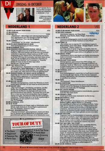 Veronica Radio TV 74 Weekblad 13 tot en met 19. Oktober 1990