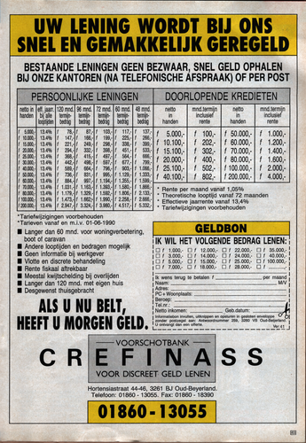 Veronica Radio TV 83 Weekblad 13 tot en met 19. Oktober 1990