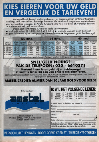 Veronica Radio TV 73 Weekblad 13 tot en met 19. Oktober 1990