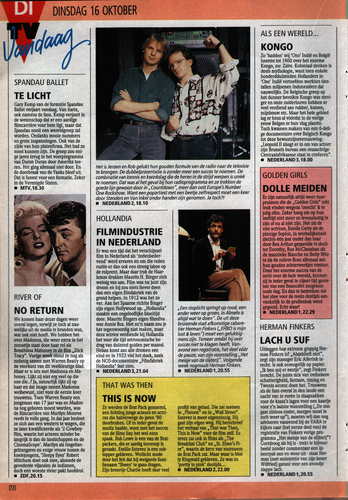 Veronica Radio TV 72 Weekblad 13 tot en met 19. Oktober 1990