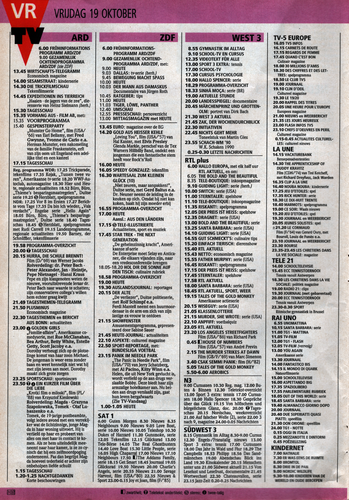 Veronica Radio TV 102 Weekblad 13 tot en met 19. Oktober 1990