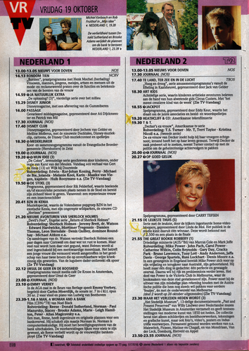 Veronica Radio TV 100 Weekblad 13 tot en met 19. Oktober 1990