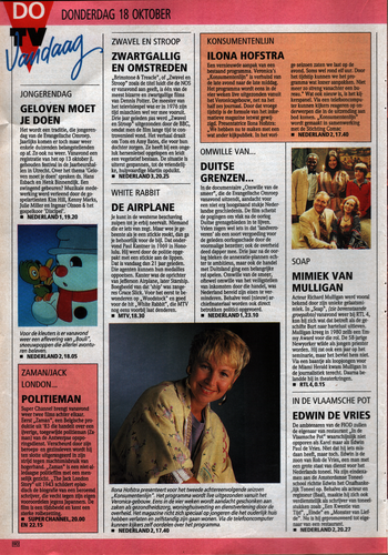 Veronica Radio TV 90 Weekblad 13 tot en met 19. Oktober 1990