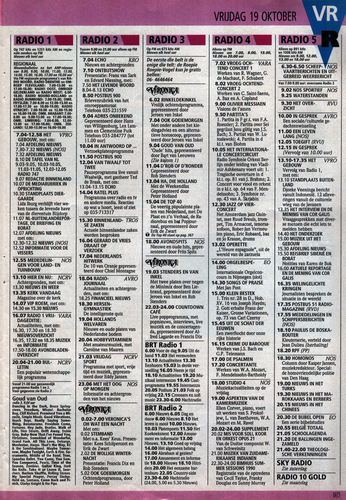 Veronica Radio TV 97 Weekblad 13 tot en met 19. Oktober 1990