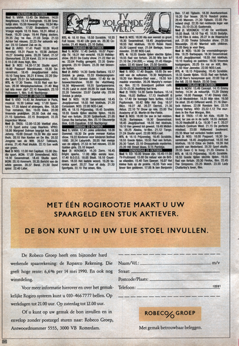 Veronica Radio TV 88 Weekblad 13 tot en met 19. Oktober 1990