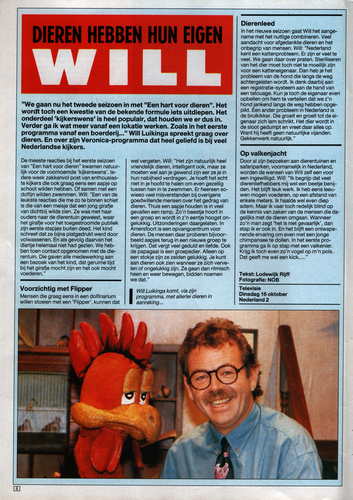 Veronica Radio TV 08 Weekblad 13 tot en met 19. Oktober 1990