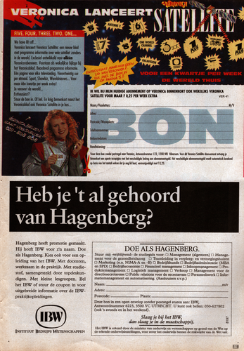 Veronica Radio TV 119 Weekblad 13 tot en met 19. Oktober 1990