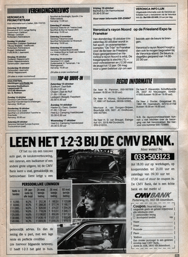 Veronica Radio TV 127 Weekblad 13 tot en met 19. Oktober 1990