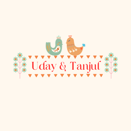 Green And Orange Colourful Indian Wedding Logo.png