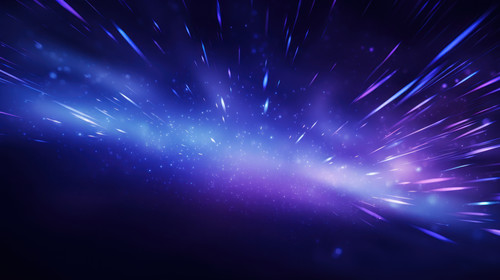 Abstract blue and violet light motion effect with sparks on black background minimalistic clean soft.jpg