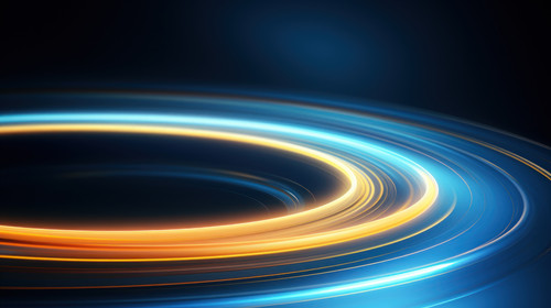 Abstract blue and yellow light circle effect minimalistic clean soft focus 00227 03.jpg