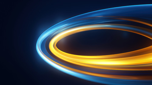 Abstract blue and yellow motion circle light effect minimalistic clean soft focus 00234 01.jpg