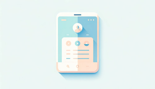 DALL E 2023 11 04 21 11 01 Design a minimalist flat illustration of a modern smartphone on a white b.jpg