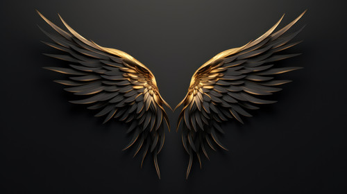 Abstract black wings with golden lines minimalistic clean soft focus 00180 00.jpg