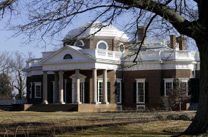 Famous monument that hides a secret room: Monticello.