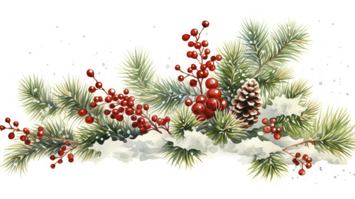 Christmas watercolor card with spruce and berries 00142 01.jpg