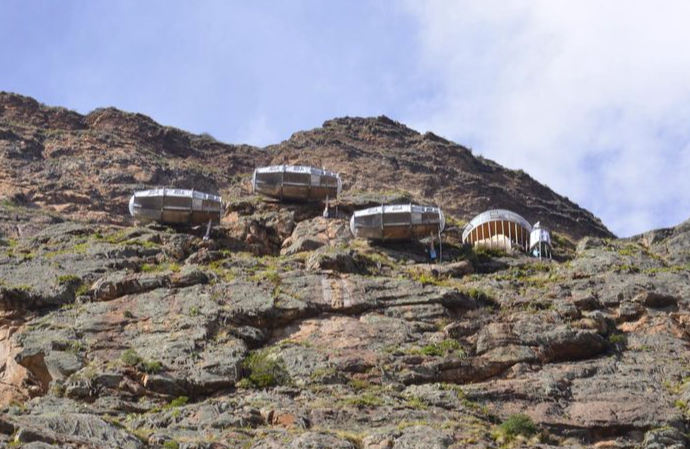 Unusual stay at Suites Skylodge Adventure in Peru.