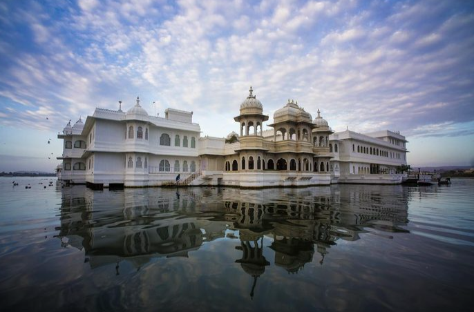 Unusual stay at Taj Lake Palace in India.