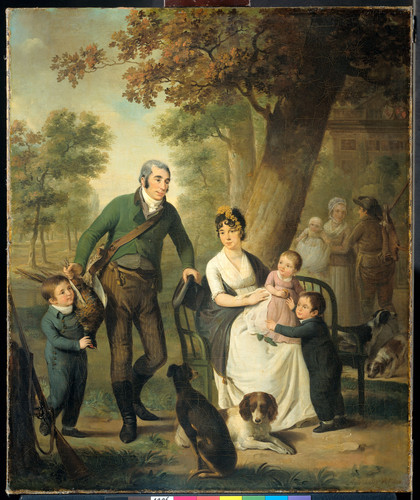Lelie, Adriaan de Эсквайр Gijsbert Carel Rutger Reinier van Brienen van Ramerus (1771 1821). С женой