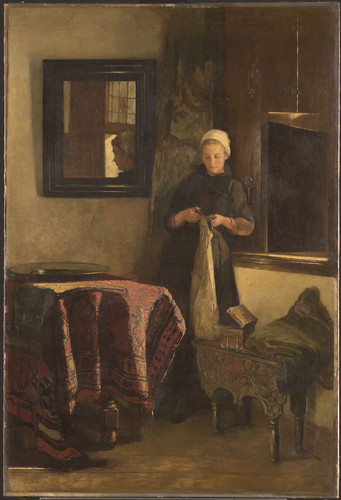 Bisschop, Christoffel Солнечное место, 1888, 135 cm х 88 cm, Холст, масло