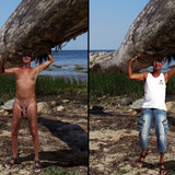 Norbert Kempe naked and dressed