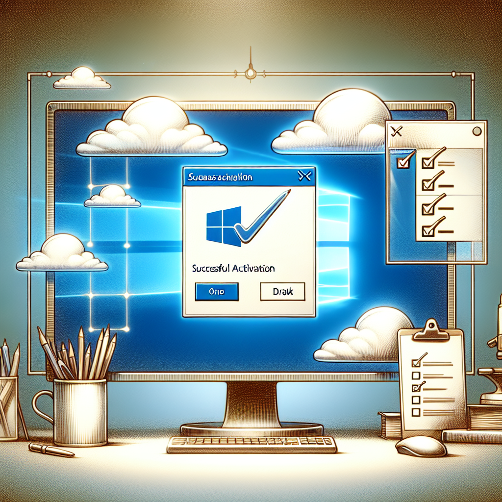 Ativar Windows guide for successful activation process on your computer system.
