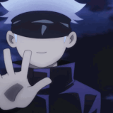 hello gojo satoru.gif