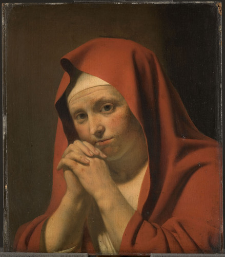 Bijlert, Jan van Молитва женщины, 1671, 32,2 cm х 28,2 cm, Холст, масло