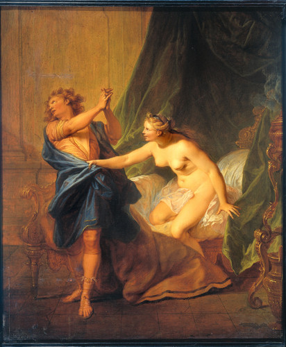 Bertin, Nicolas Иосиф и жена Потифара, 1710, 38,5 cm х 32 cm, Дерево, масло