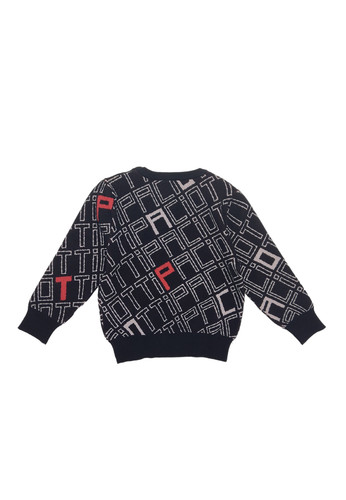 cesare paciotti 4us kids maglia lana nero allover bambino b.jpg