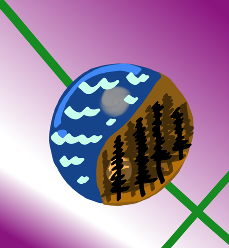 Yin and Yang Landscape ART