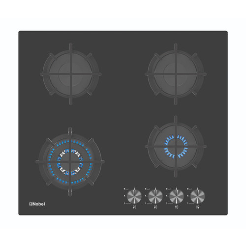 Gas Hobs Black 60 Cm 4 Gas Burner Ffd Cast Iron Grids.jpg