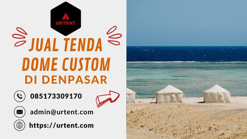Temukan tenda dome custom terbaik di Denpasar hanya di sini! Tenda kami dirancang sesuai kebutuhan Anda. Apakah Anda memerlukan tenda untuk acara outdoor, camping, atau pesta kecil, kami memiliki solusi yang tepat untuk Anda.

Fitur Tenda Kami:

Desain Custom: Sesuaikan tenda sesuai preferensi Anda.
Kualitas Terbaik: Tahan air dan tahan angin.
Mudah Dipasang: Bawa tenda Anda kemanapun dengan mudah.
Harga Terjangkau: Hemat uang Anda dengan tenda berkualitas tinggi.
Tingkatkan pengalaman outdoor Anda dengan tenda dome custom berkualitas tinggi dari kami. Jangan ragu untuk menghubungi kami melalui email di admin@urtent.com atau melalui WhatsApp di 085173309170 untuk informasi lebih lanjut dan pemesanan.

Jangan lewatkan kesempatan ini untuk mendapatkan tenda dome custom impian Anda! Hubungi kami sekarang.
