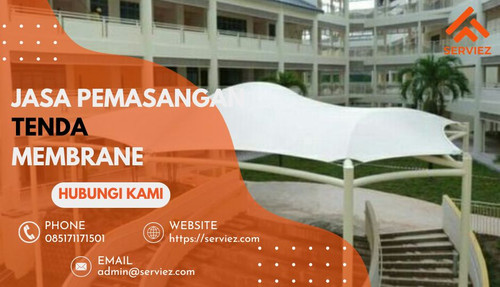 Gambar ini memperlihatkan betapa indahnya jasa pemasangan tenda membrane di Kalimantan Timur. Tenda membrane bukan hanya pelindung dari cuaca ekstrem, tetapi juga karya seni arsitektur modern yang memikat mata.

Tenda membrane kami memberikan perlindungan tak tertandingi dari hujan dan sinar matahari berlebihan, sambil menciptakan suasana yang elegan dan nyaman. Apakah Anda merencanakan acara outdoor, pesta pernikahan, atau acara bisnis, tenda membrane kami akan memberikan nuansa istimewa.

Apa yang Anda butuhkan?

Konsultasi? Hubungi kami via WhatsApp di [085173309170]
Informasi lebih lanjut? Kirim email ke [admin@serviez.com]
Kunjungi situs web kami untuk melihat berbagai pilihan dan inspirasi tenda membrane: [https://serviez.com/wp-admin]
Kami siap membantu mewujudkan keinginan Anda dengan tenda membrane berkualitas tinggi di Kalimantan Timur. Jangan ragu untuk menghubungi kami!