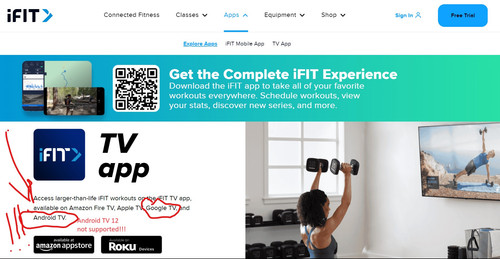 Android tv not supported