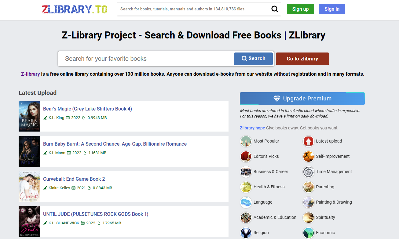 ZLibrary Domains Temporarily Suspended For Hosting Copyrighted Materials