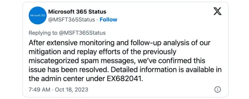 Microsoft 365 bad anti spam rule.webp