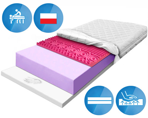 materac piankowy visco pianka fioletowa czerwona masujaca bąble allegro.jpg