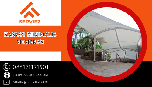 Kanopi Minimalis Membran | Bergaransi Bisa Custom 085171171501.png