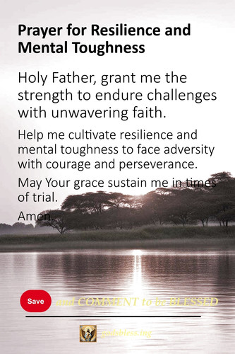 Prayer for Resilience and Mental Toughness