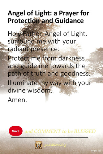 Angel of Light: a Prayer for Protection and Guidance