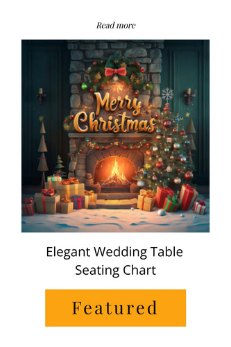 Elegant Wedding Table Seating Chart 7847989